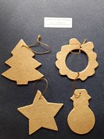 Papier mache kerst figuurtjes 4 stuks - Klik op de afbeelding om het venster te sluiten